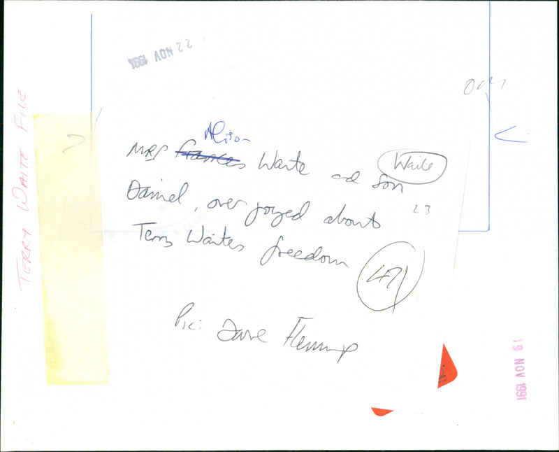 Alison Waite and Son, Daniel - Vintage Photograph