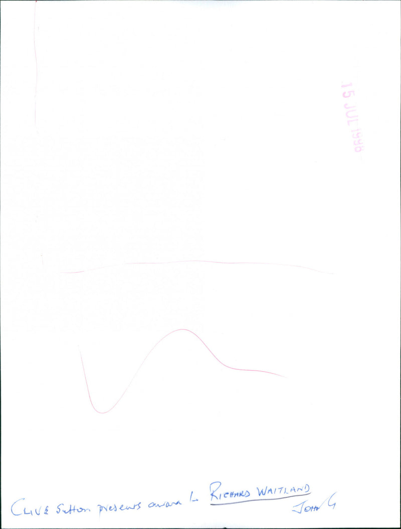 Clive Sutton and Richard Waitland - Vintage Photograph