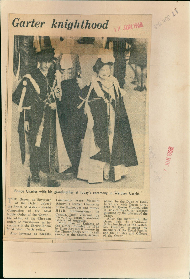 Charles, Prince of Wales - Vintage Photograph