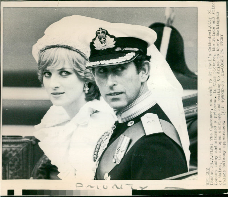 Prince & Princess of Wales - Vintage Photograph