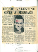 Dickie Valentine - Vintage Photograph