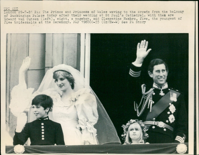 Prince & Princess of Wales - Vintage Photograph