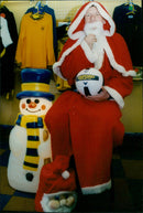 Mickey Lewis as Santa Claus - Vintage Photograph