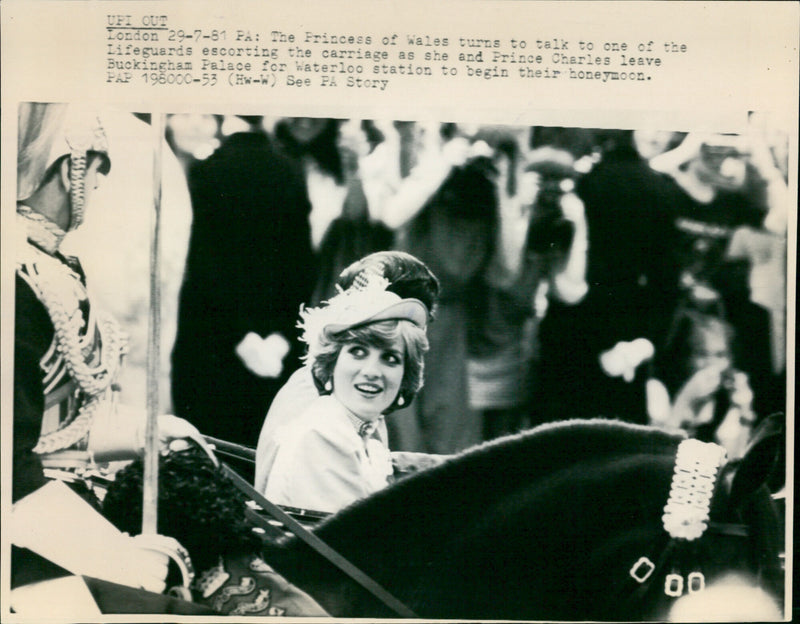 Prince Charles & Princess Diana - Vintage Photograph