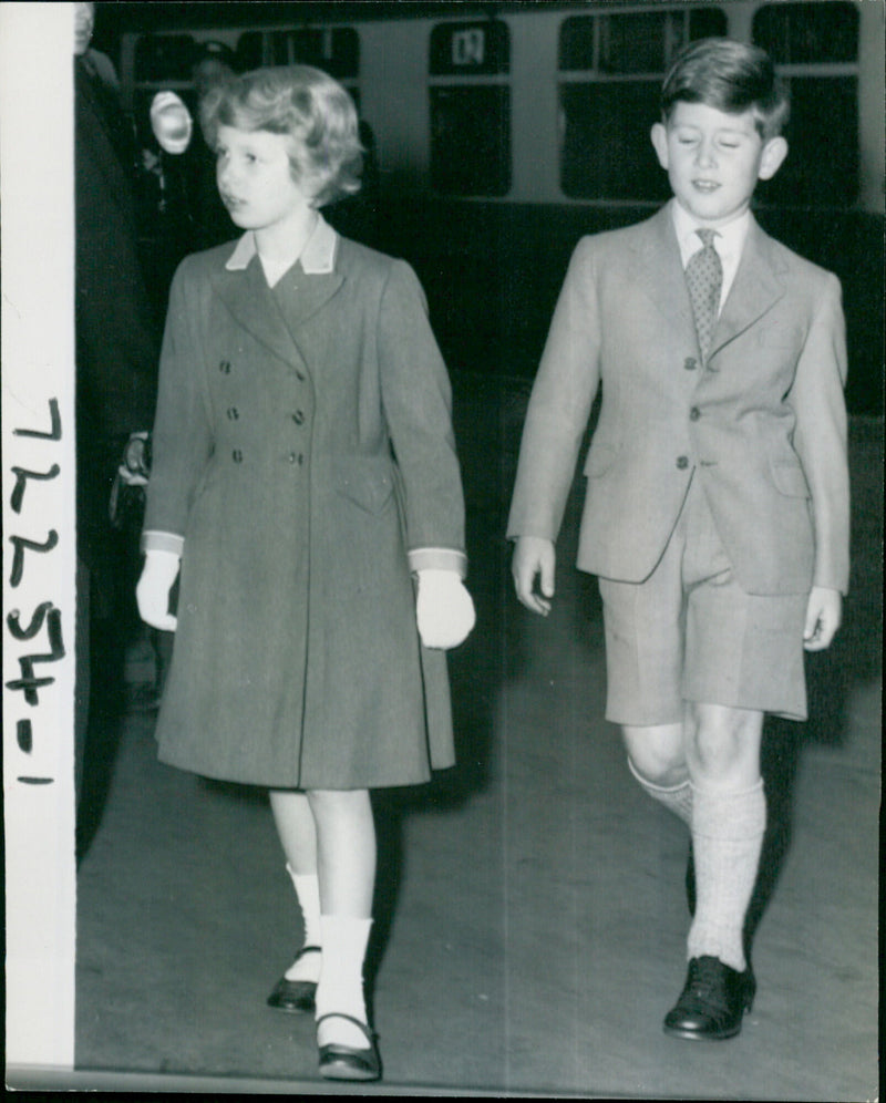 Prince Charles & Princess Anne - Vintage Photograph