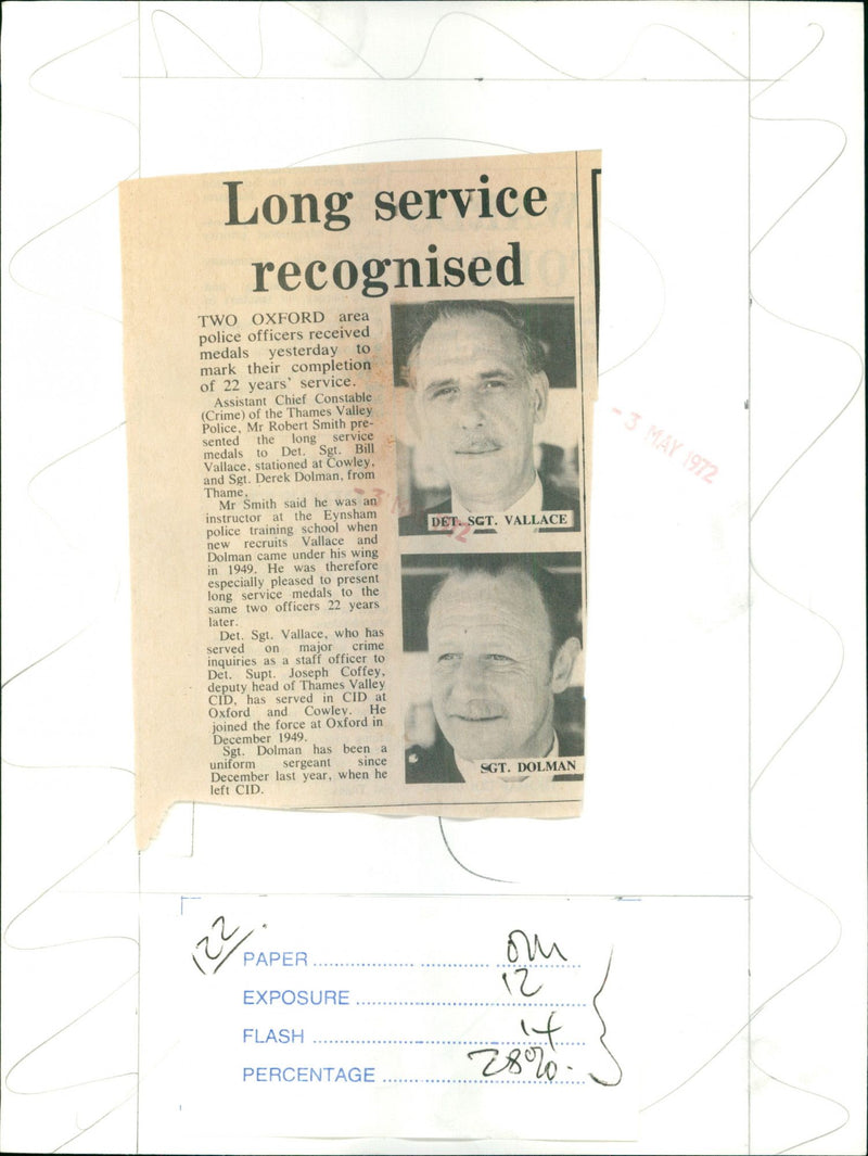 Bill Vallace - Vintage Photograph