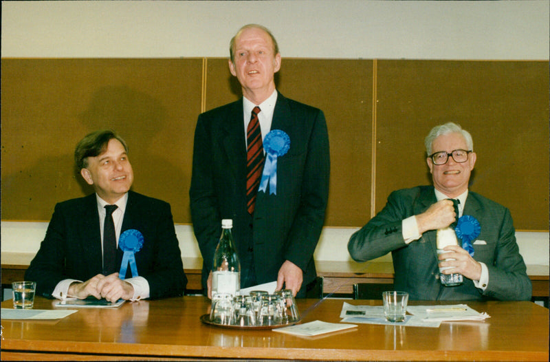 David Walden during the Conservative Campaign - Vintage Photograph