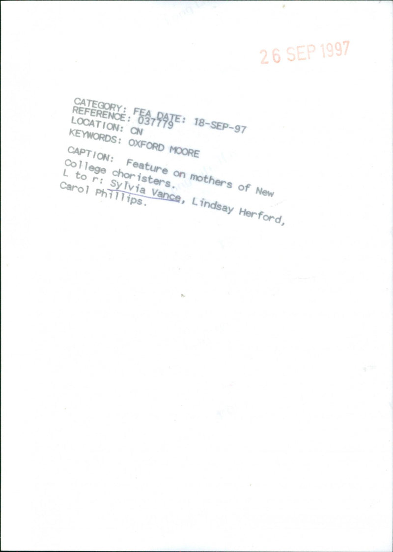 Sylvia Vance - Vintage Photograph