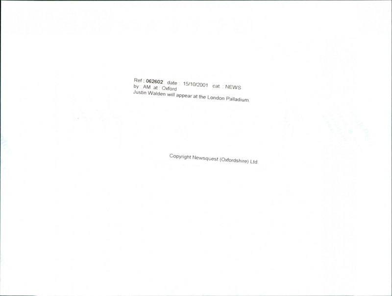 Justin Walden - Vintage Photograph