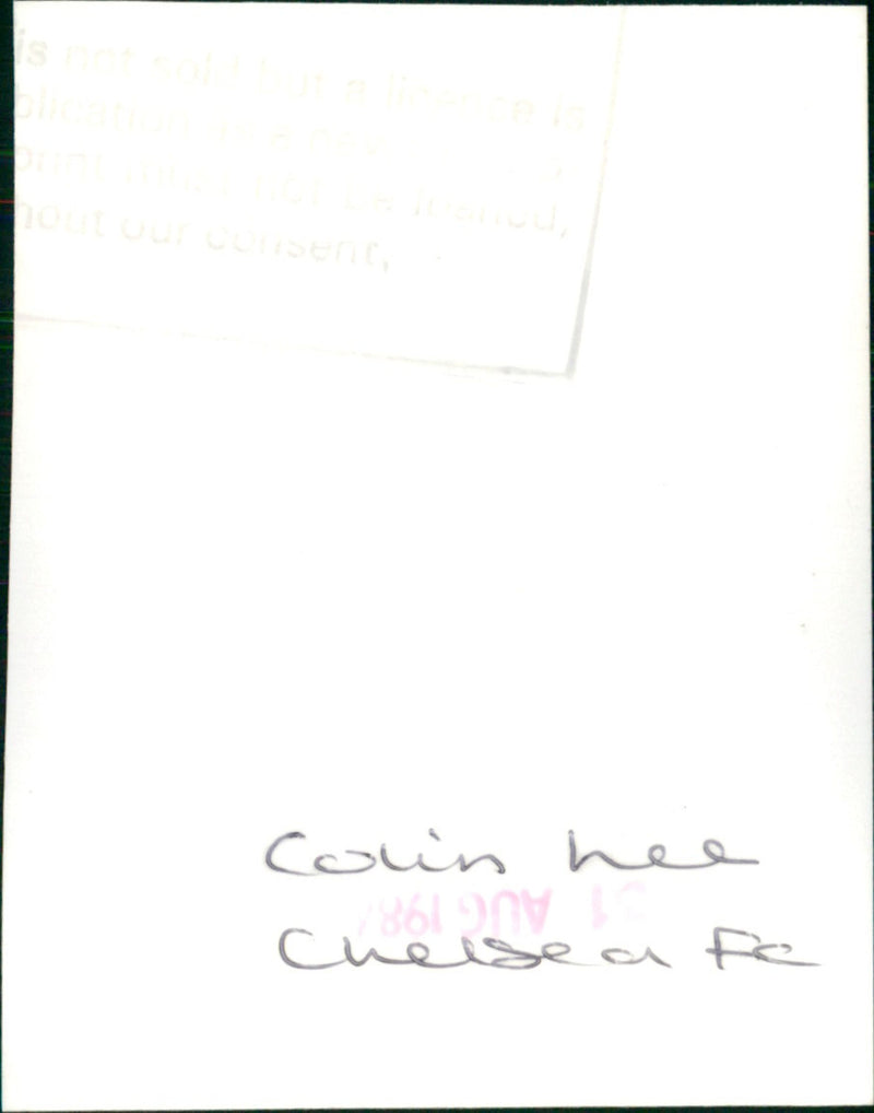 Colin Lee - Vintage Photograph