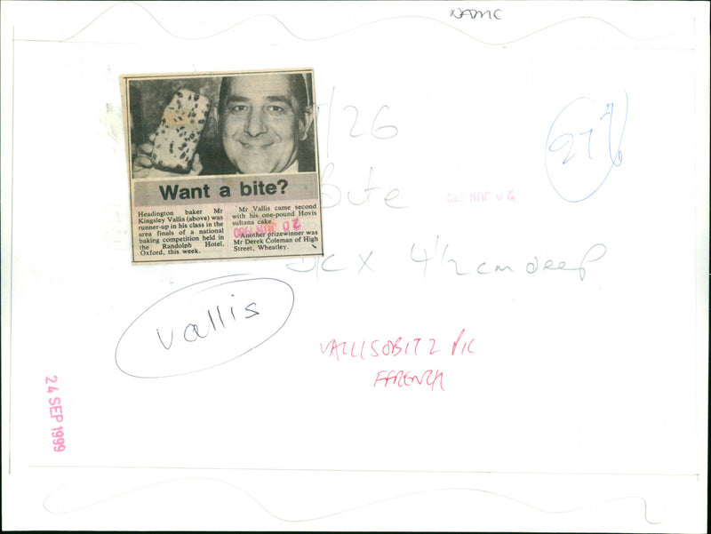 Kingsley Vallis - Vintage Photograph