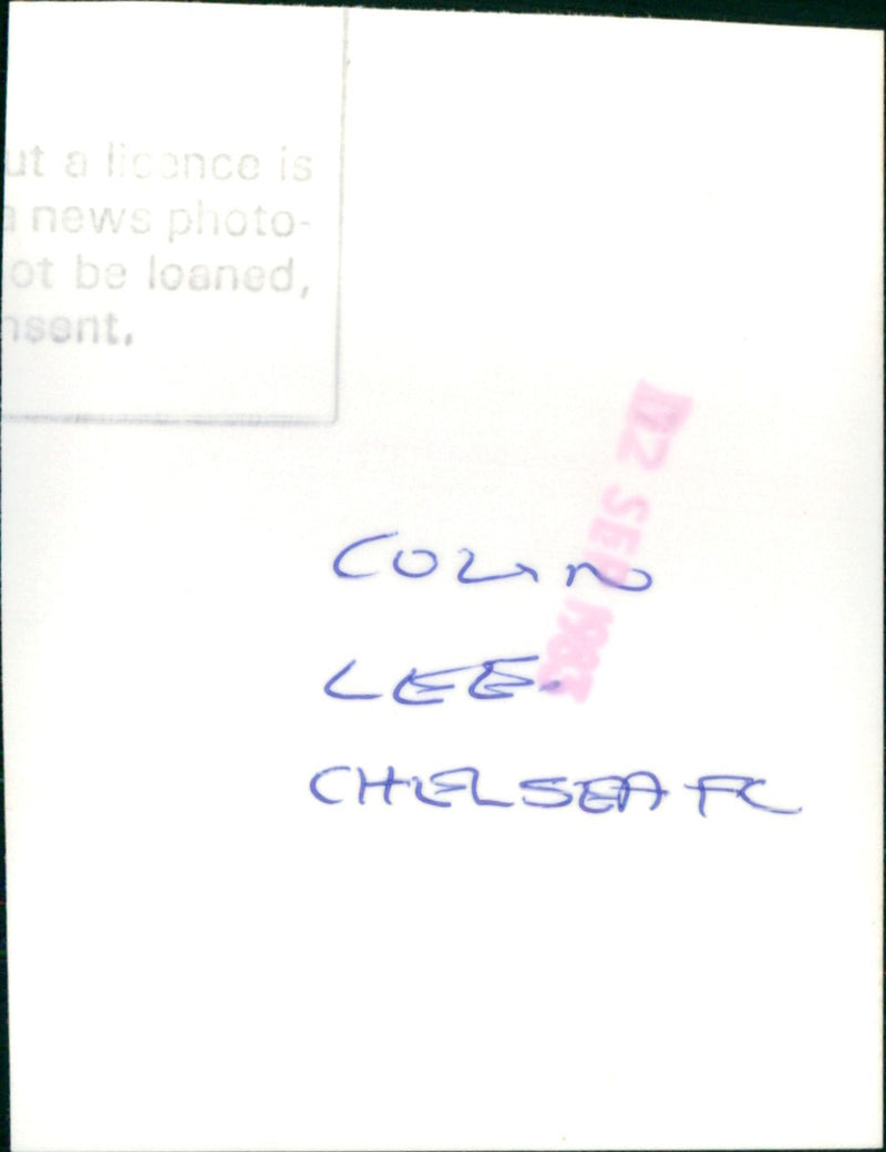 Colin Lee - Vintage Photograph