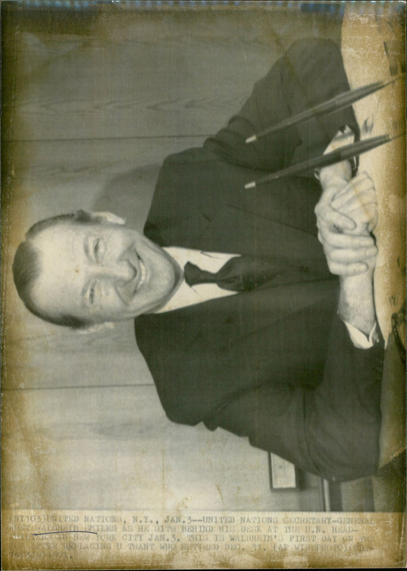 Kurt Waldheim - Vintage Photograph