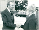 Kurt Waldheim and Stephen Olver - Vintage Photograph