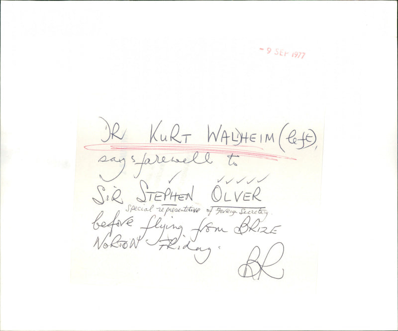 Kurt Waldheim - Vintage Photograph