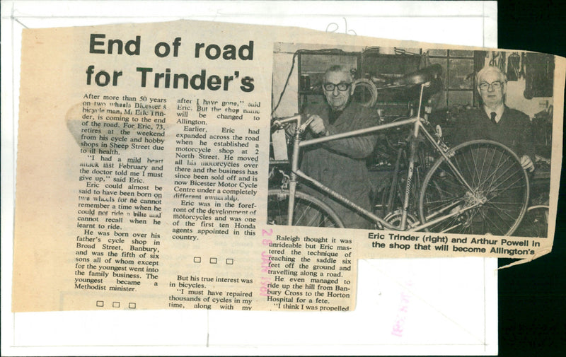 Eric Trinder - Vintage Photograph