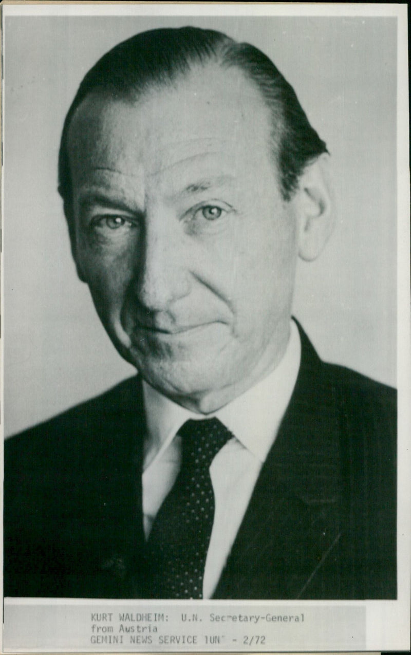 Kurt Waldheim - Vintage Photograph