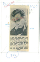 Ricky Valance - Vintage Photograph