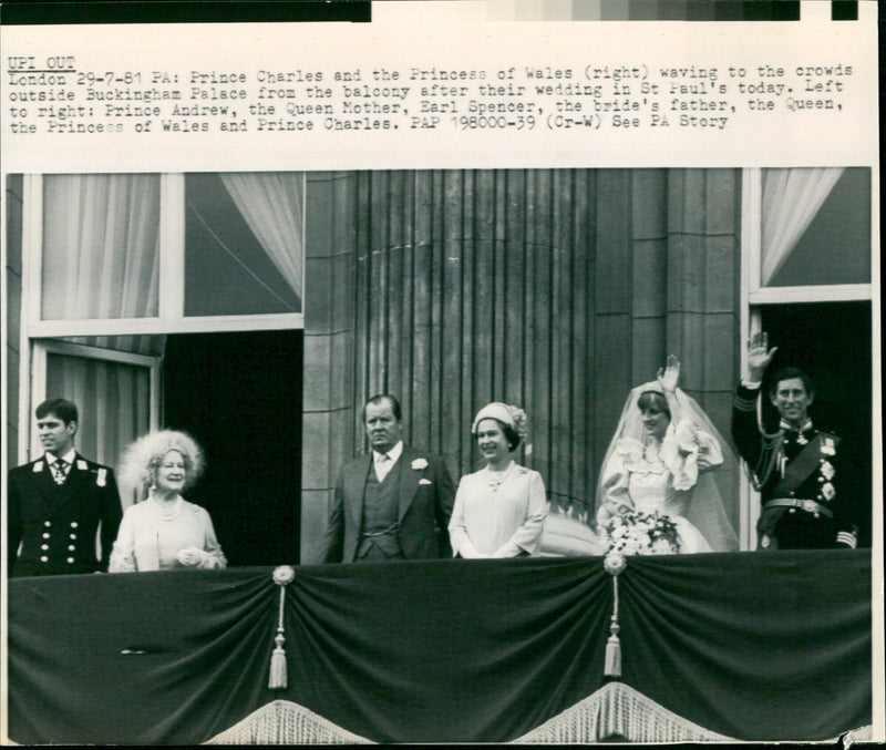 Prince Charles & Princess of Wales - Vintage Photograph