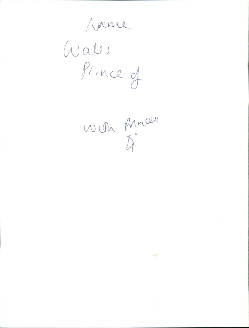 Prince & Princess of Wales - Vintage Photograph