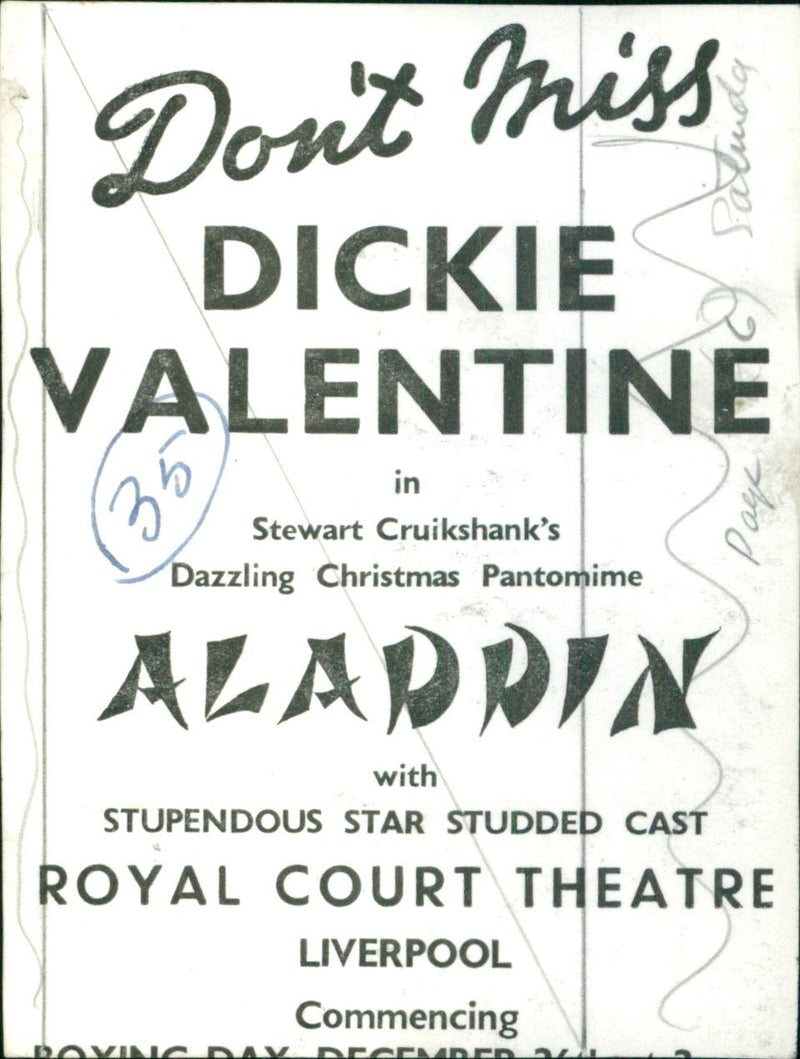 Dickie Valentine - Vintage Photograph