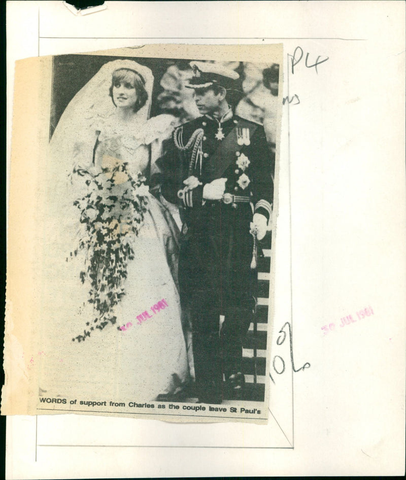 Prince & Princess of Wales - Vintage Photograph