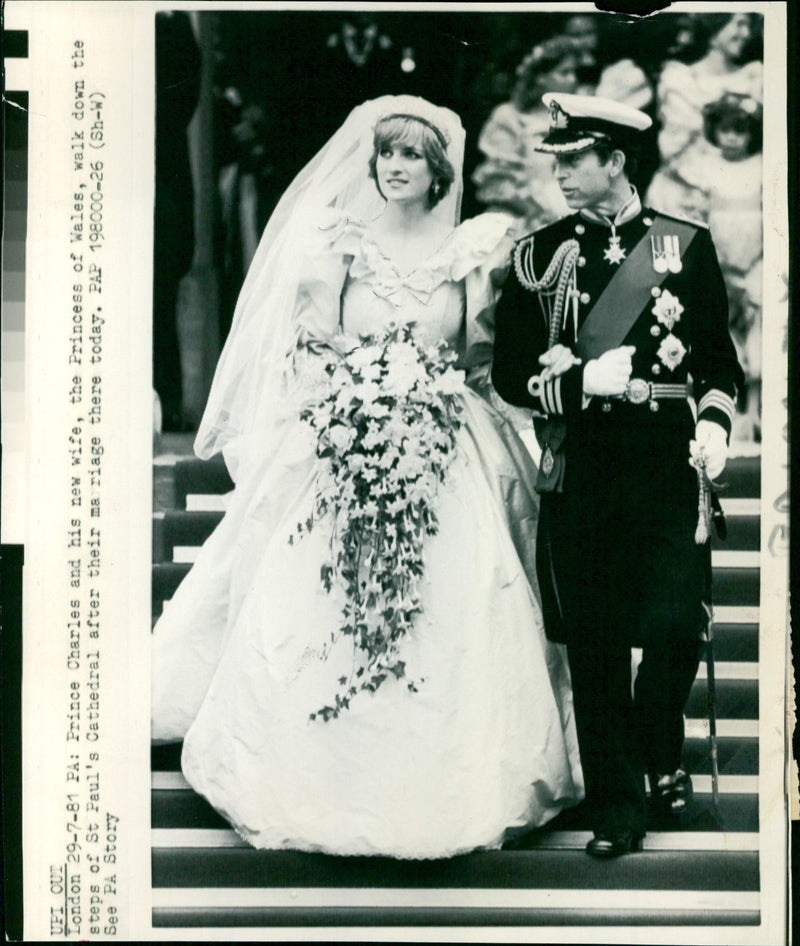 Prince & Princess of Wales - Vintage Photograph