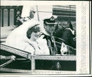 Prince of Wales and his bride - Vintage Photograph