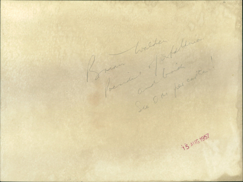 Brian Walden - Vintage Photograph