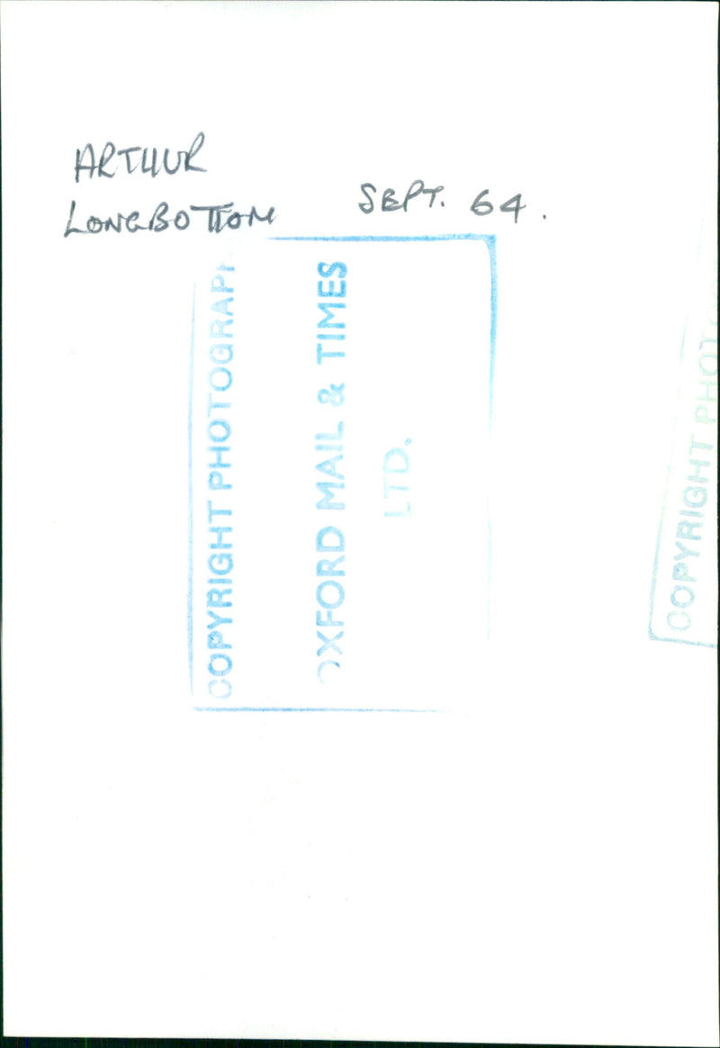 Arthur Longbottom - Vintage Photograph