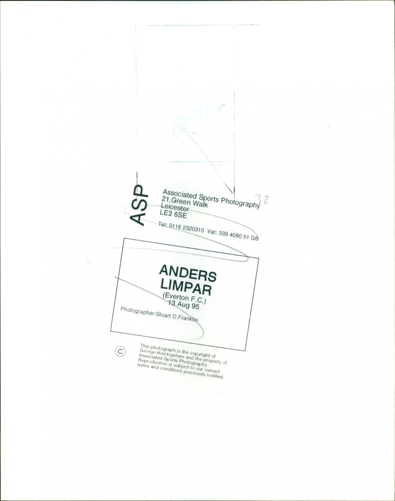Anders Limpar - Vintage Photograph