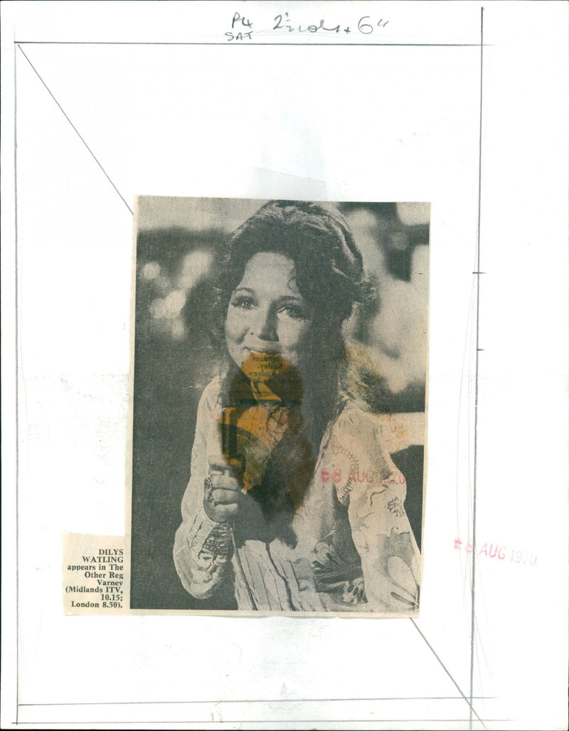 Dilys Watling - Vintage Photograph