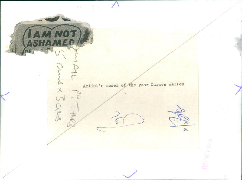 Carmen Watson - Vintage Photograph