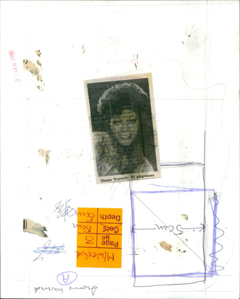 Dione Warwick - Vintage Photograph