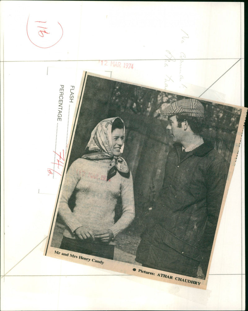 Mr and Mrs Henry Candy - Vintage Photograph