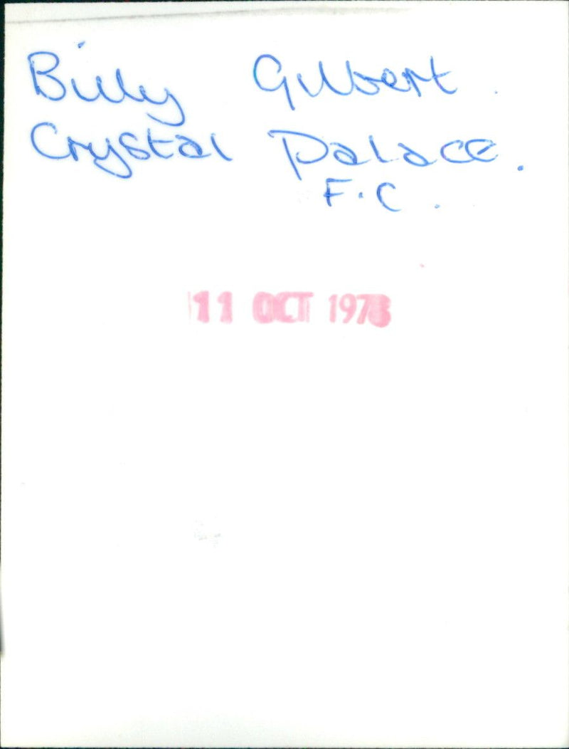 Billy Gilbert - Vintage Photograph