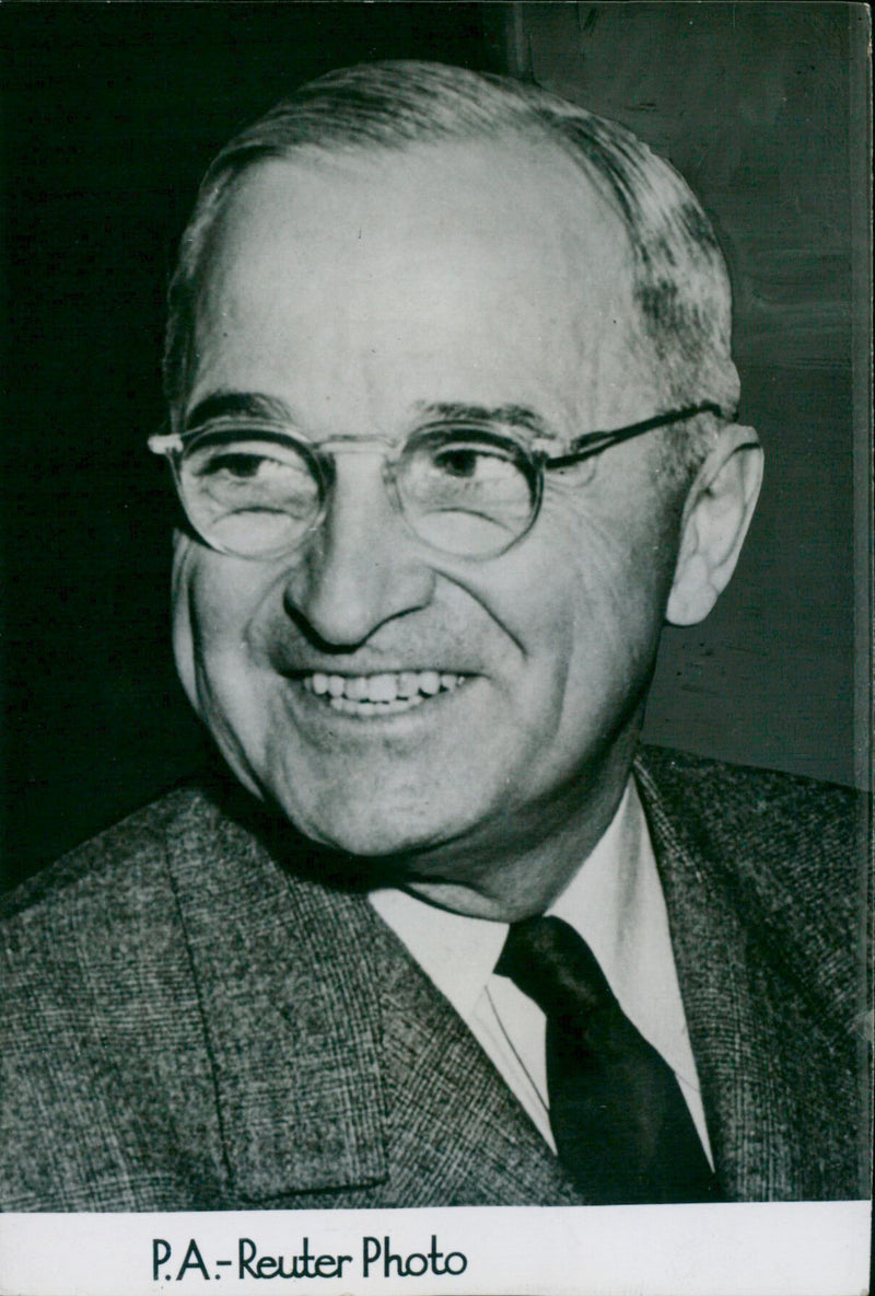 Harry S. Truman - Vintage Photograph