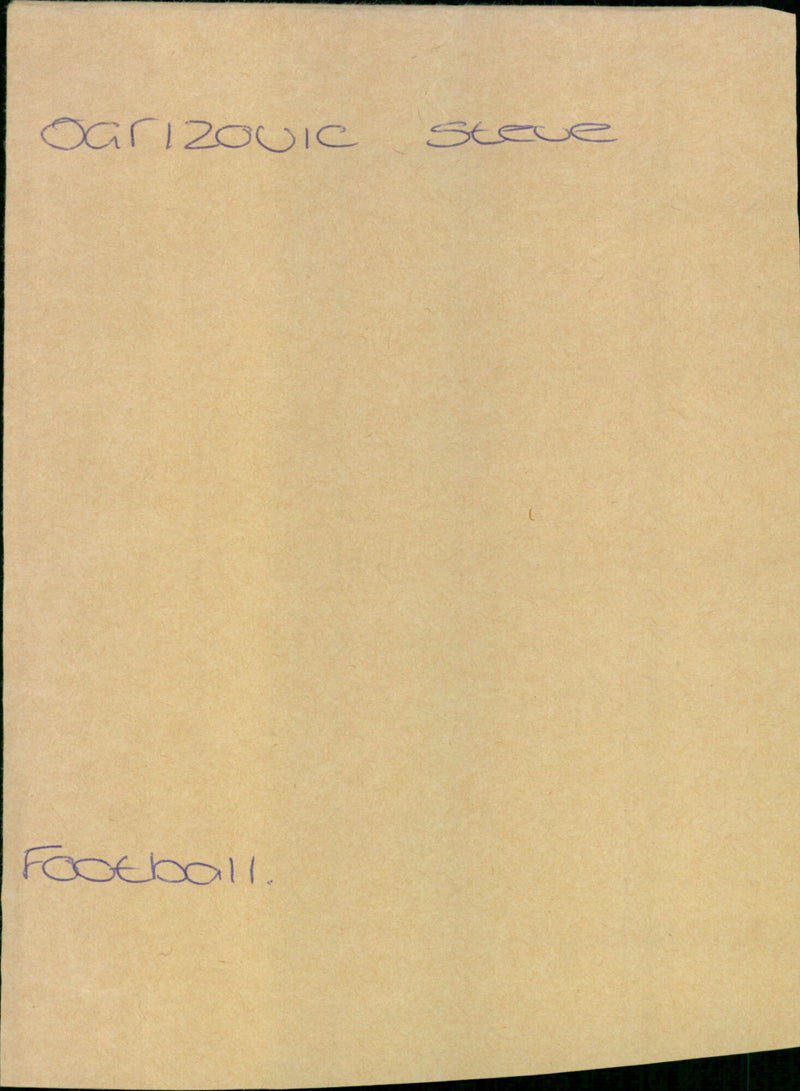 Steve Ogrizovic - Vintage Photograph