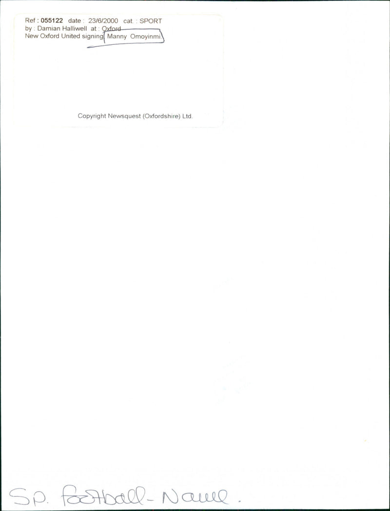 Manny omoyinmi - Vintage Photograph