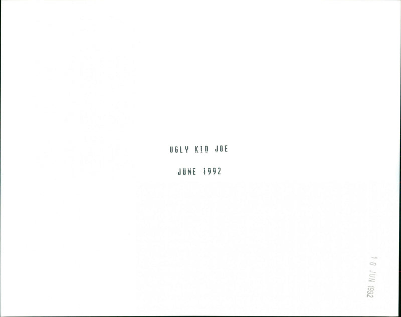 Ugly Kid Joe - Vintage Photograph