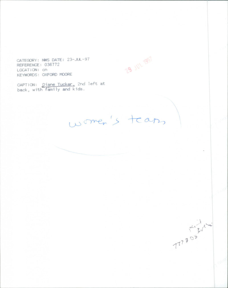 Diane Tucker - Vintage Photograph