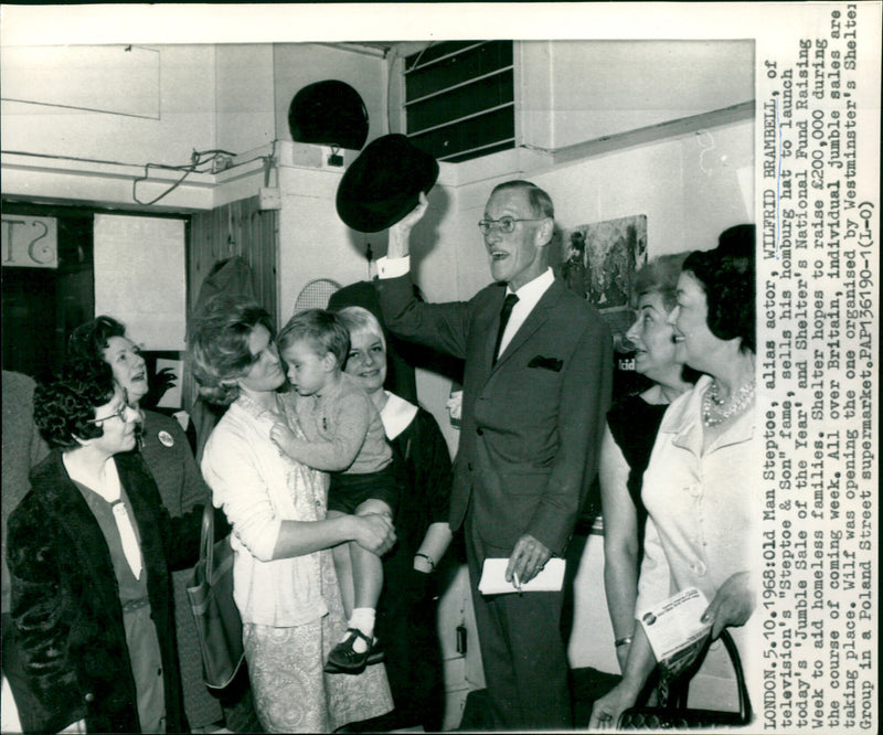 Wilfrid Brambell - Vintage Photograph