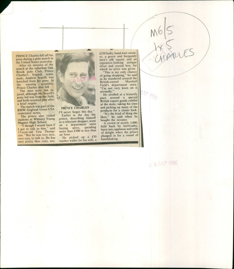 Prince of Wales - Vintage Photograph