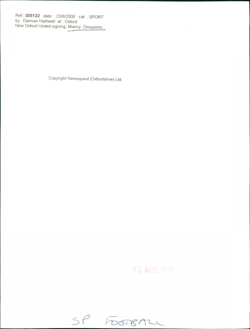 Manny omoyinmi - Vintage Photograph