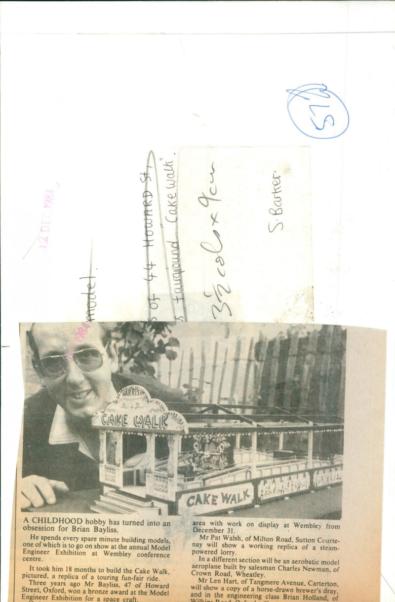 Brian Bayliss - Vintage Photograph