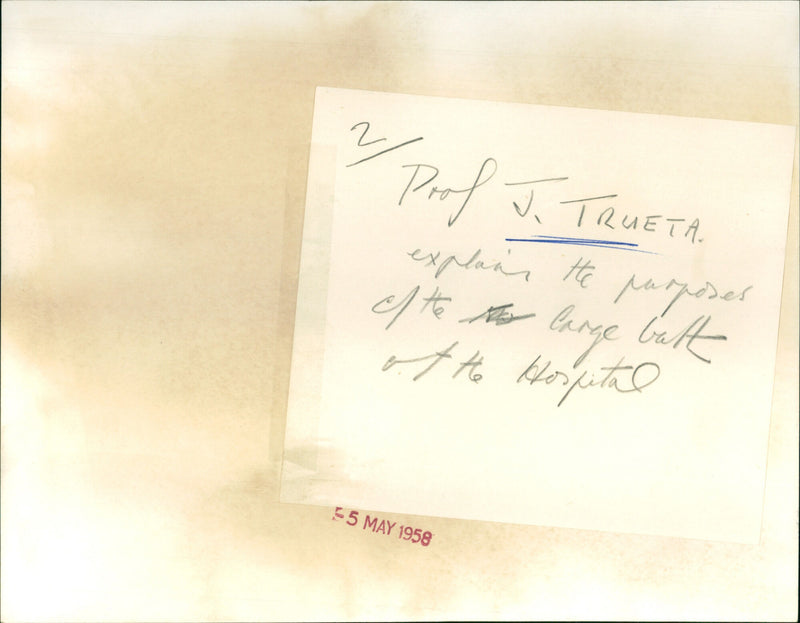 Josep Trueta - Vintage Photograph