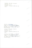 Mike Branch - Vintage Photograph