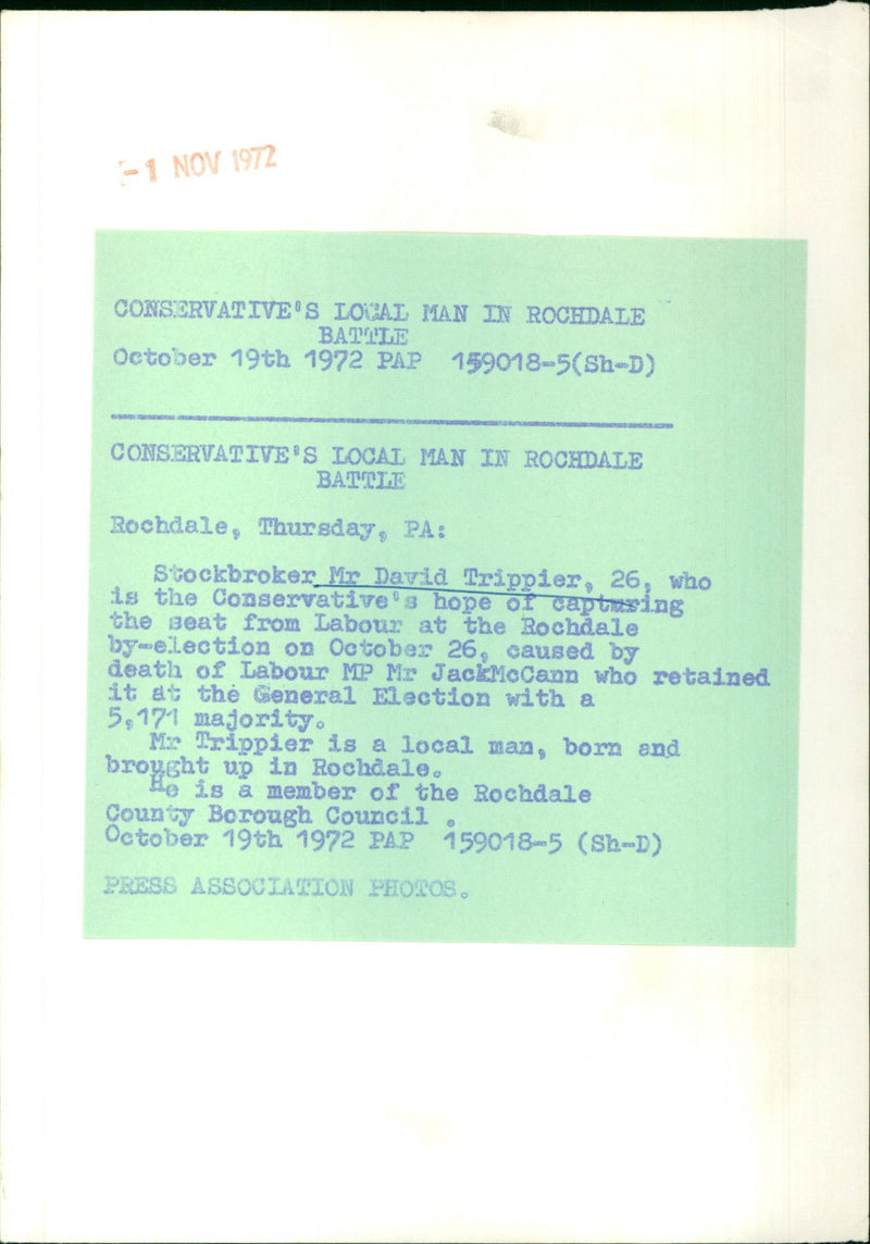 David Trippier - Vintage Photograph