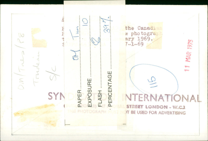 Pierre Trudeau - Vintage Photograph