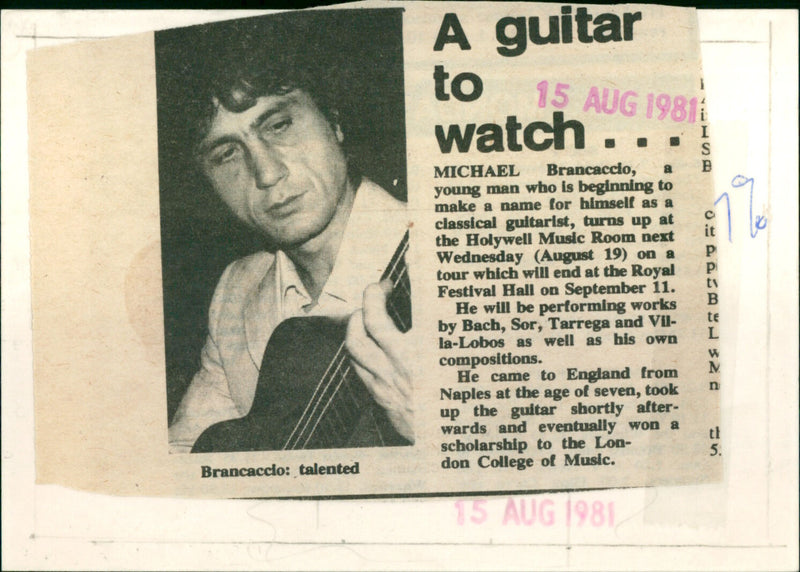 Michael Brancaccio - Vintage Photograph